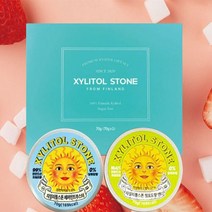 자일리톨스톤 2종 선물세트 + 쇼핑백 100% 무설탕 제로슈가 수제 입냄새제거 예방 금연 사탕 선물세트, 2개, 140g