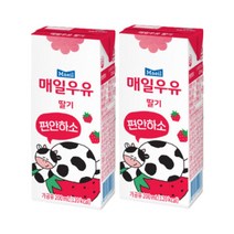 매일유업 멸균우유 딸기, 200ml, 10개