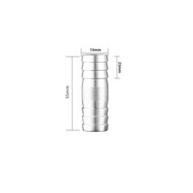 각파이프조인트 호스 바브 스트레이트 양방향 스테인레스 스틸 파이프 피팅 커넥터, 11 19mm
