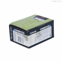 렉스마크 C544 정품토너 파랑 2000매(C540H1CG), 1개