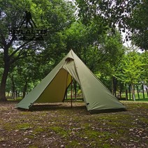 파이어쉘터 바람막이 감성 텐트굴뚝 파이프 용 난연 스토브 잭이있는 조절 식 텐트 5 ~, 02 Army green color