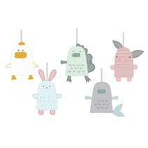 [쁘띠베이비] 팜프랜즈 범퍼침대 완구인형세트 (5P), 팜프렌즈