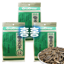 홍홍 중국식품 챠챠 해바라기씨 코코넛맛 야자 (초록) 260g 차차, 3개