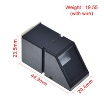 AS608 지문 인식 센서 모듈 Arduino 잠금 용 광학 직렬 통신 인터페이스, 01 AS608