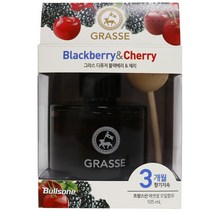 ForU522 불스원 그라스 디퓨저 방향제 105ml 차량용디퓨져 자동차방향제, 블랙베리 체리