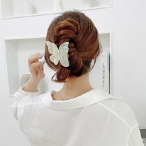 마블 빅나비 집게핀 올림머리 명품 긴머리 반묶음 반머리 대왕 핸드메이드 예쁜 헤어핀 삔