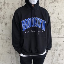 BROOKLYN 후드티 남자 오버핏 남성 빅사이즈 여자 루즈핏 여성 교복 학생 커플 봄 여름 가을 겨울