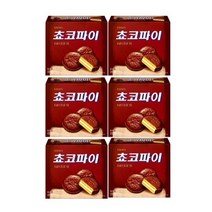 크라운 쵸코파이, 420g, 6개입