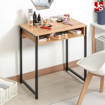 JS리빙 책상 화장대 콘솔 정리대 미니 침실 서랍장 예쁜 입식 테이블 수납 정리함 원룸 수납함 화장품 서랍형 인테리어 Y_02 60*74*40, 블랙+우드계열 [폭40cmX모던스타일]