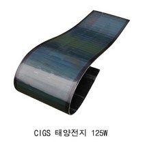 이지솔라연구소 CIGS 박막 태양전지 125W 태양전지/태양광모듈