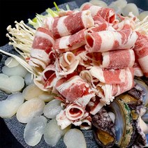 국내산 키조개 삼합구이 (활전복 키조개관자 우삽겹) 특별한날 캠핑용 산해진미, 1개