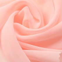 패브릭샵 대폭쉬폰원단 45컬러, 18.피치핑크
