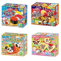 Popn 쿠킨 일본 DY 키트 모듬 4개 Krace 어린이 파티 스낵 박스 닌자포