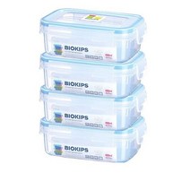 코멕스 나눔보관용기 바이오킵스 직칸2호 450ml, 4개입, 4p
