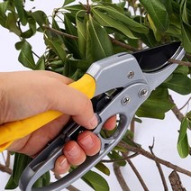 쿨샵 전지가위 미끄럼방지 그립 강철 원예 가위 나무가위 분재가위 양철가위 전지가위 원예 적과가위, 쿠팡 (레드)