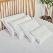 100% 천연 라텍스베개 숙면 기능성베개 굴곡형 기능성 베개(속커버 포함), 겉커버(텐셀방수커버)추가