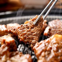 돼지갈비 양념갈비 구이 양념 왕갈비 돼지양념갈비 1kg, 1kg+1Kg = 2kg, 1개