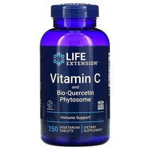 Life Extension 비타민C Bio Quercetin 파이토솜 베지 정제 250정