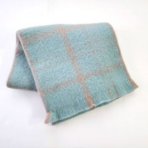 체크 소프티 니트머플러 커플목도리 포근한 목도리