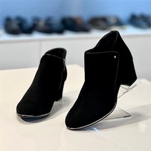 허시파피 NC09 여성 스웨이드 부티힐 부츠 편한 부츠 fn428