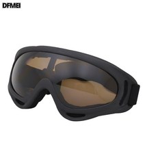 x400 고글 크로스 바이크 안경 스키 방풍경 방진 침방울 방지 고글 안경, 브라운