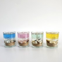 달빛마녀캔들 5온즈 4개 바다캔들 만들기 DIY 키트-(150ml), 복숭아, 그린