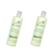 (미국직배) 1+1 베어베이비 샴푸 &바디워시 473ml BareBaby Organics Organic Baby Shampoo & Body Wash with Aloe Cucumb