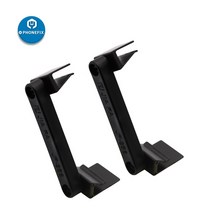 360 회전 범용 휴대 전화 pcb 수리 스탠드 홀더 lcd 화면 수리 클램프 고정 장치 클램프 클립 for iphone ipad screen tool, 02 2pcs short-black