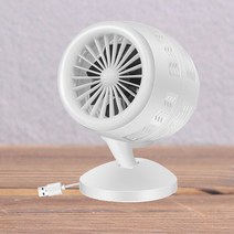 저소음 서큘레이터 선풍기 Portable Mini Small Desk Fan Turbo Blades Air Circulating Technology Mute s, 01 White
