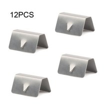 자동차 사이드미러 빗물커버 바람 비 디플렉터 채널 스테인레스 스틸 유지 클립 Heko G3 SNED 12pcs 액세서리 YC101529-SL