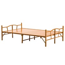 사우나평상 탈의실 목욕탕 접이식 찜질방 대나무 침대, 1mx197cm