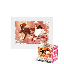 퍼즐피플 빨강머리앤 108피스 직소퍼즐 모음, 미니큐브 꿈속에서 108P 액자포함(108피스자체제작화이트), 108p