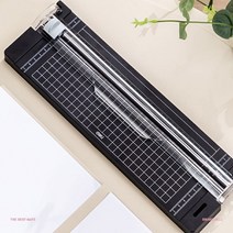 MS 문서절단기 서류작두기 스티커사진 자르기 재단기 재단트리머 제단기 종이작두기 델리 문서, 본상품선택, 블루(14251)