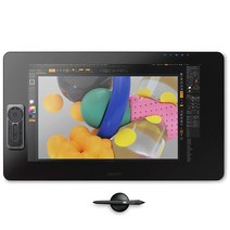 Wacom Cintiq Pro 24 크리에이티브 펜 & 터치 디스플레이 - 8192 압력 및 99% 어도비 RGB 4K 그래픽 드로잉 모니터 (DTH2420K0) 블랙