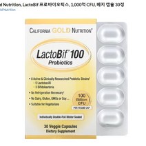 캘리포니아 골드 뉴트리션 락토비프 50억 300억 1000억 유산균 프로바이오틱스, 50억 유산균 (60캡슐), 1개, 60개