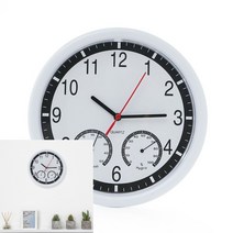 온습도측정 벽시계 화이트 레트로벽시계무소음거실 수입벽시계 투명벽시계 무소음벽시계 벽걸이led시계 벽걸이