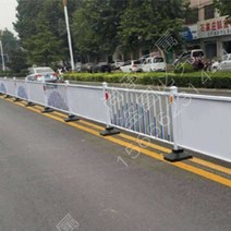 무단횡단금지휀스 차선규제봉 도로휀스 건널목 울타리, 흑주철 베이스 20kg -고무베이스 문의주세요