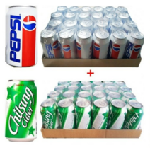 펩시 콜라355ml24개 + 칠성 사이다355ml24개 (48캔), 24개, 355ml