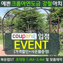 북유럽st 장미 가든 정원 아치 지지대 마당 대문 테라스 꾸미기 터널, 대형, 러블리브라운[3mX2.3]