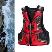 사계절 플로팅 베스트 아티누스 AV-160 레드 낚시구명복 구명조끼, 레드/SM(95), 1개