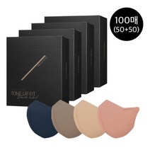 [참존] 블랙라벨 마스크 100매, 단품, 색상1:로즈|사이즈:S|색상2:로즈|사이즈:L