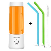 주서믹스 착즙기 녹즙기 원액기 미니 휴대용 과즙 기계 오렌지 usb 전기 믹서 과일, 빨대와 붓으로, 협력사