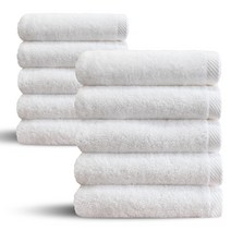 쥬련제작소 150g 30수 호텔수건 코마사 10장, 화이트