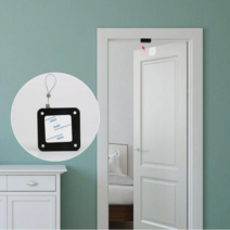 에스제이 도어클로저 자동문닫힘 와이어 중문잠금장치 반자동문 라이트 1개, 화이트 1개