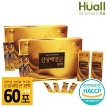 휴올 산삼배양근 진액 산삼 액기스 배양근 산삼액 스틱 30포 60포 건강즙, 60스틱