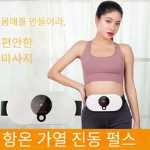 가정용 허리 마사지기 등 물리치료기 허리통증 물리치료기 가열허리보호기, 영어 포장, 9150허리및복부지방제거기(진동&맥박)