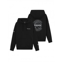 디스커버리익스페디션 DISCOVE EXPEDITION 심볼 로고변형 후드티 블랙
