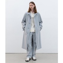 인사일런스 INSILENCE CORDURA 발마칸 트렌치 코트 GREY BLUE Balmacaan Trench Coat