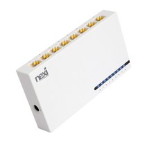 넥시 8포트 10/100M Auto MDI/MDI-X 스위칭 허브 NX1212