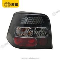 멜빵 청치마 테일 라이트 어셈블리 튜닝 LED 검정색 배경 골프 4 9802 에 적합